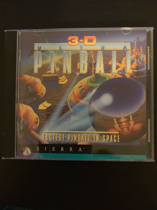 3D Pinball: Fastest Pinball In Space 1995 - PC CDROM Sierra Windows