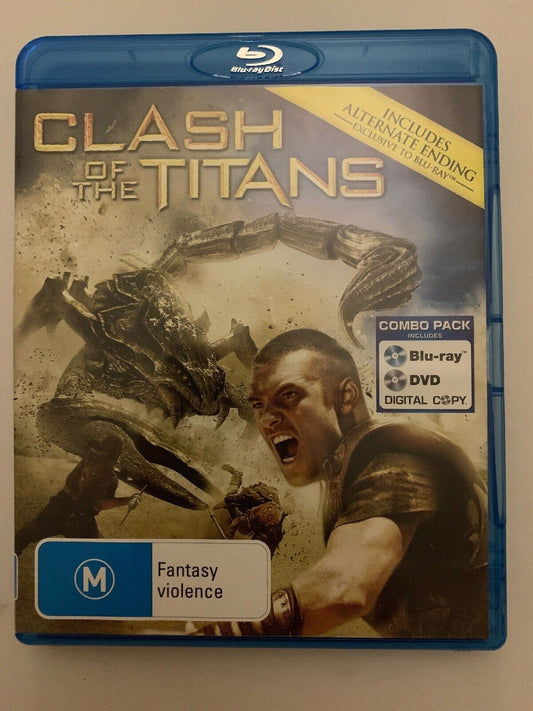 Clash Of The Titans (Blu-ray, 2010, 2-Disc Set)  Sam Worthington, Liam Neeson