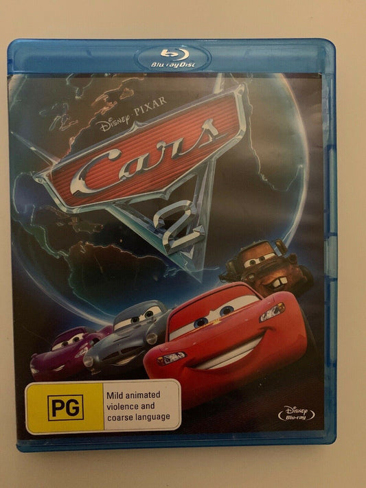 Cars 2 (Blu-ray, 2011) Disney Pixar Animation Family Movie. Region B