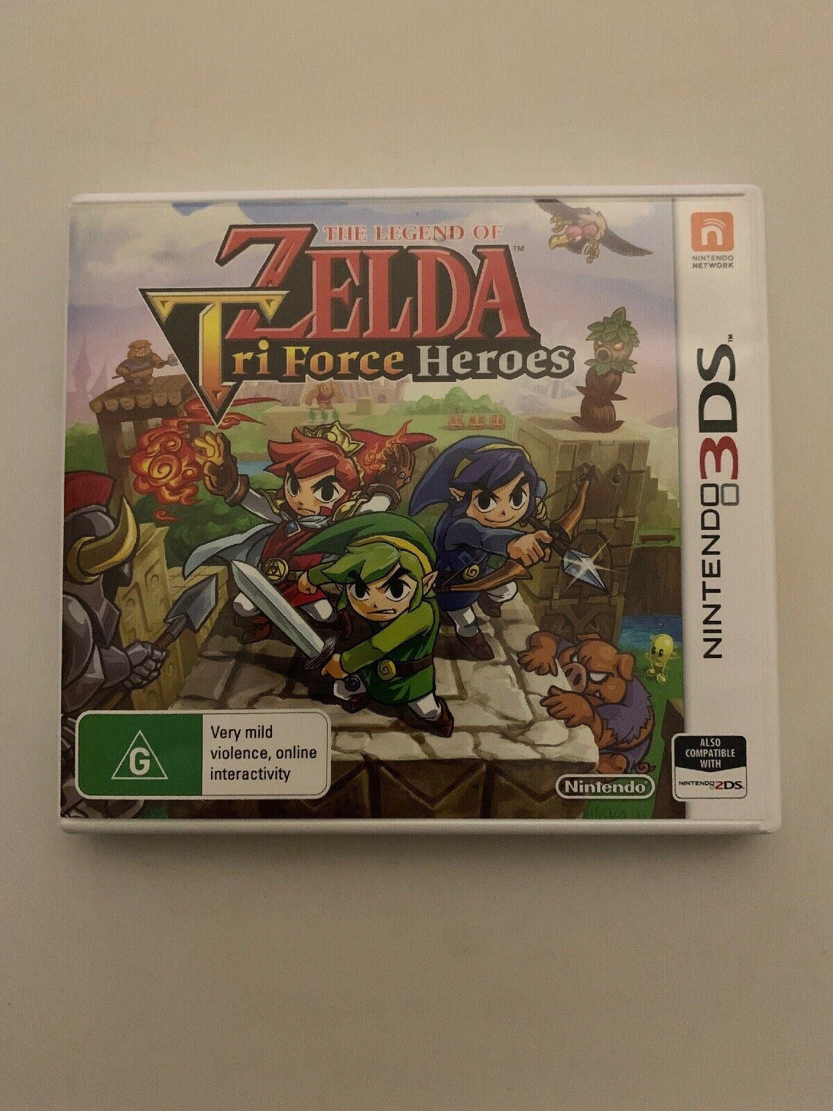 NEW!! 3DS ✨ The Legend of Zelda TRI FORCE HEROES ✨ Open World Action/Adventure