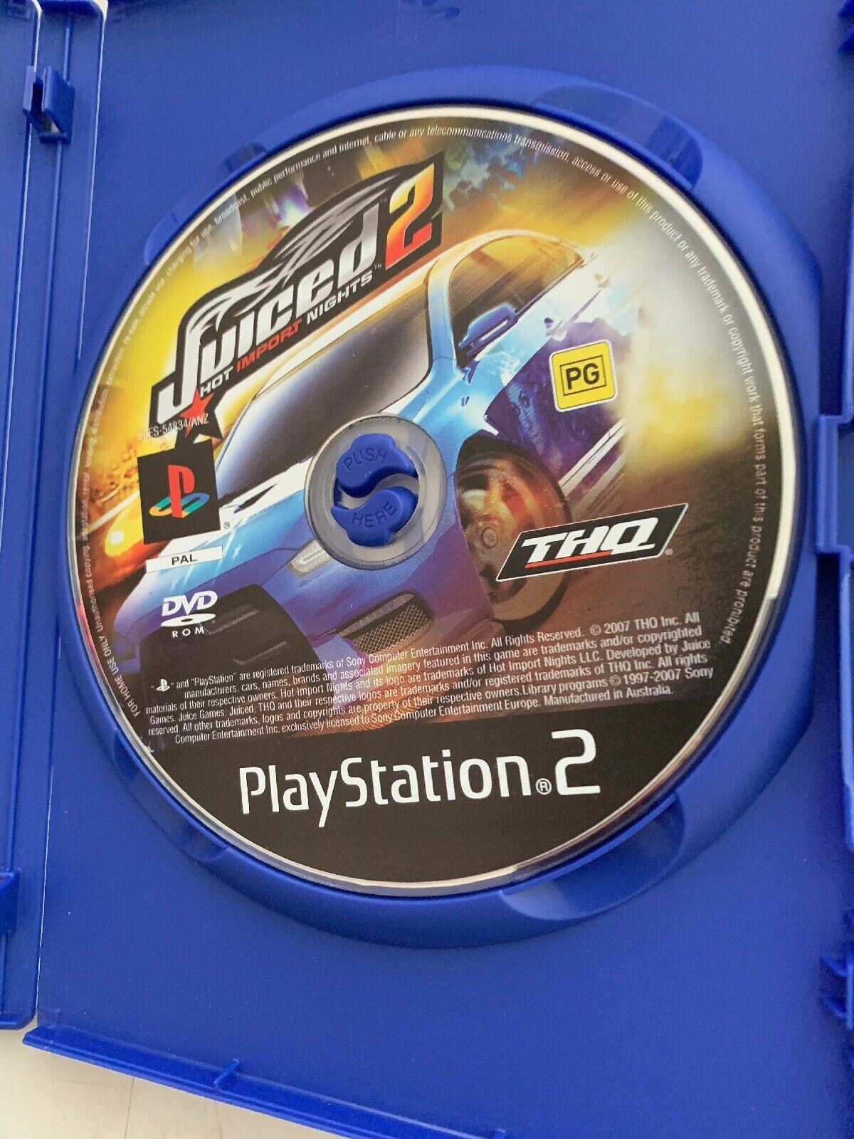 JUICED 2 HOT IMPORT NIGHTS PS2 PlayStation 2 w Manual PAL FREE POSTAGE!