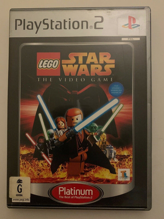 Lego Star Wars The Video Game PS2 (Platinum) PAL *Complete* with Manual