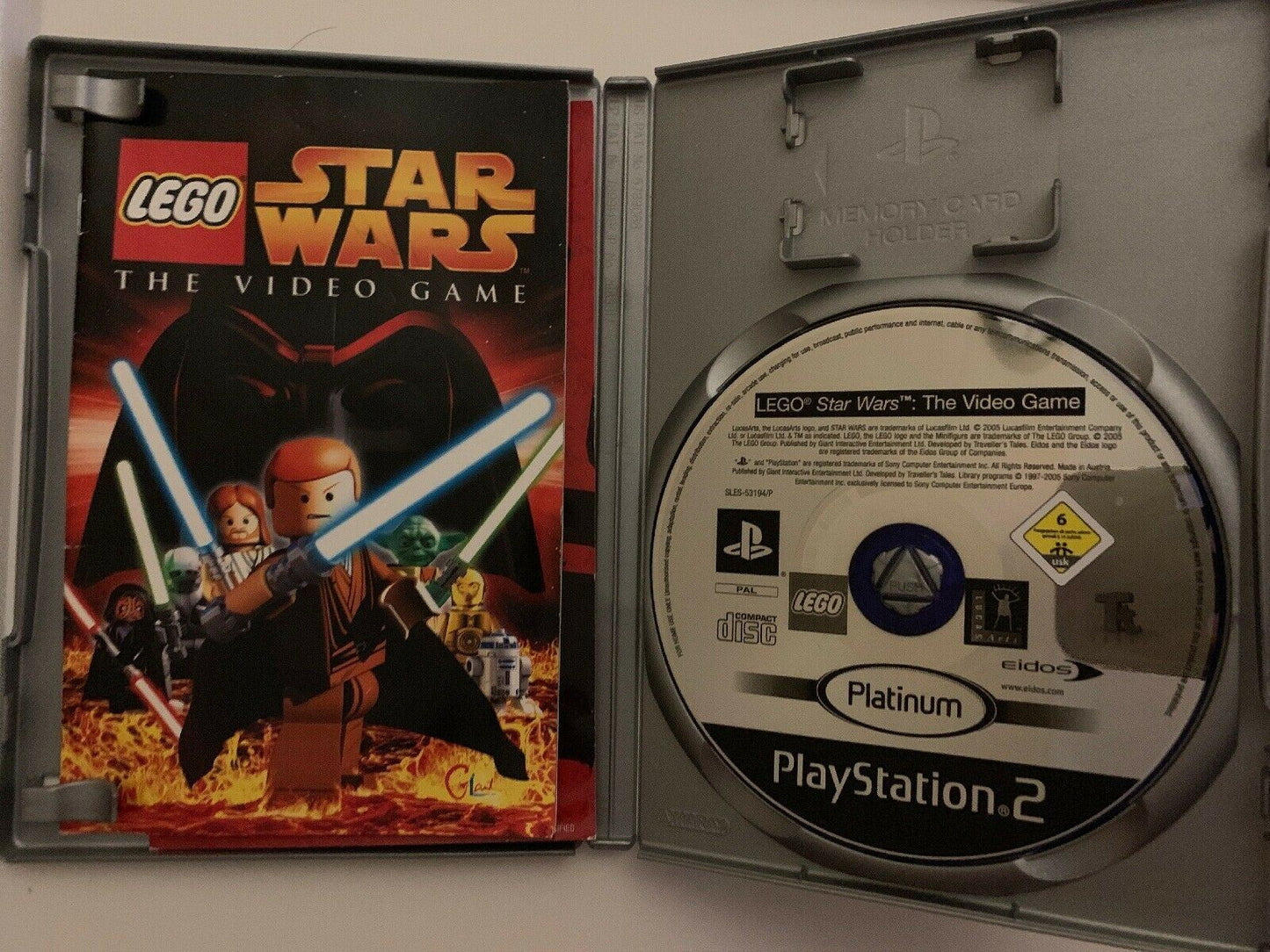 Lego Star Wars The Video Game PS2 (Platinum) PAL *Complete* with Manual