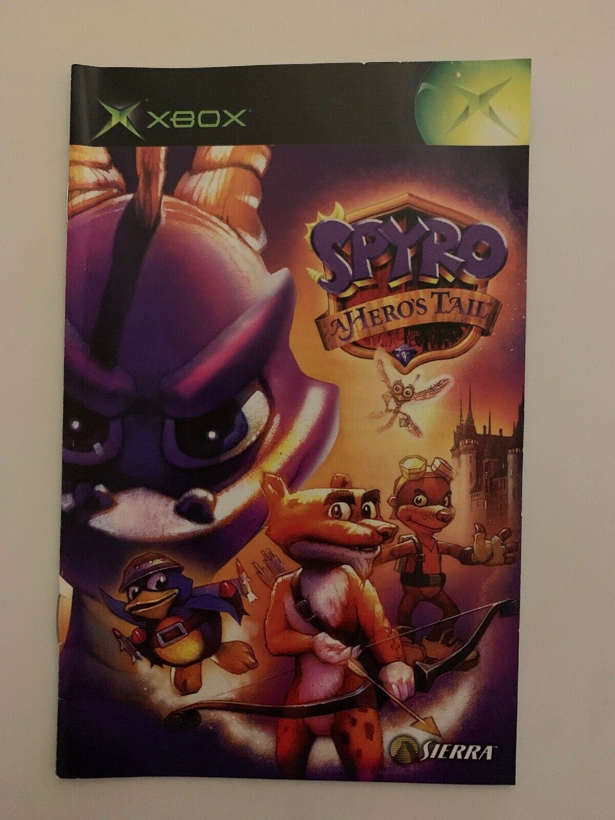 Spyro A Hero's Tail Xbox Original (Classics) PAL *Complete with Manual*