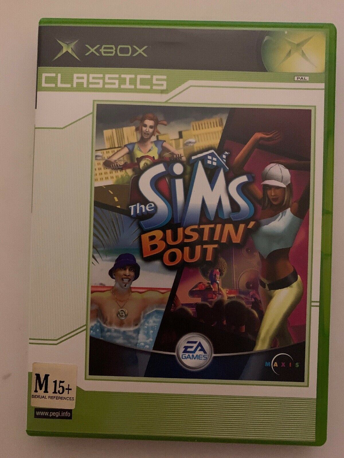 The Sims Bustin Out -  Microsoft Xbox Original PAL (Classics) Complete /W Manual