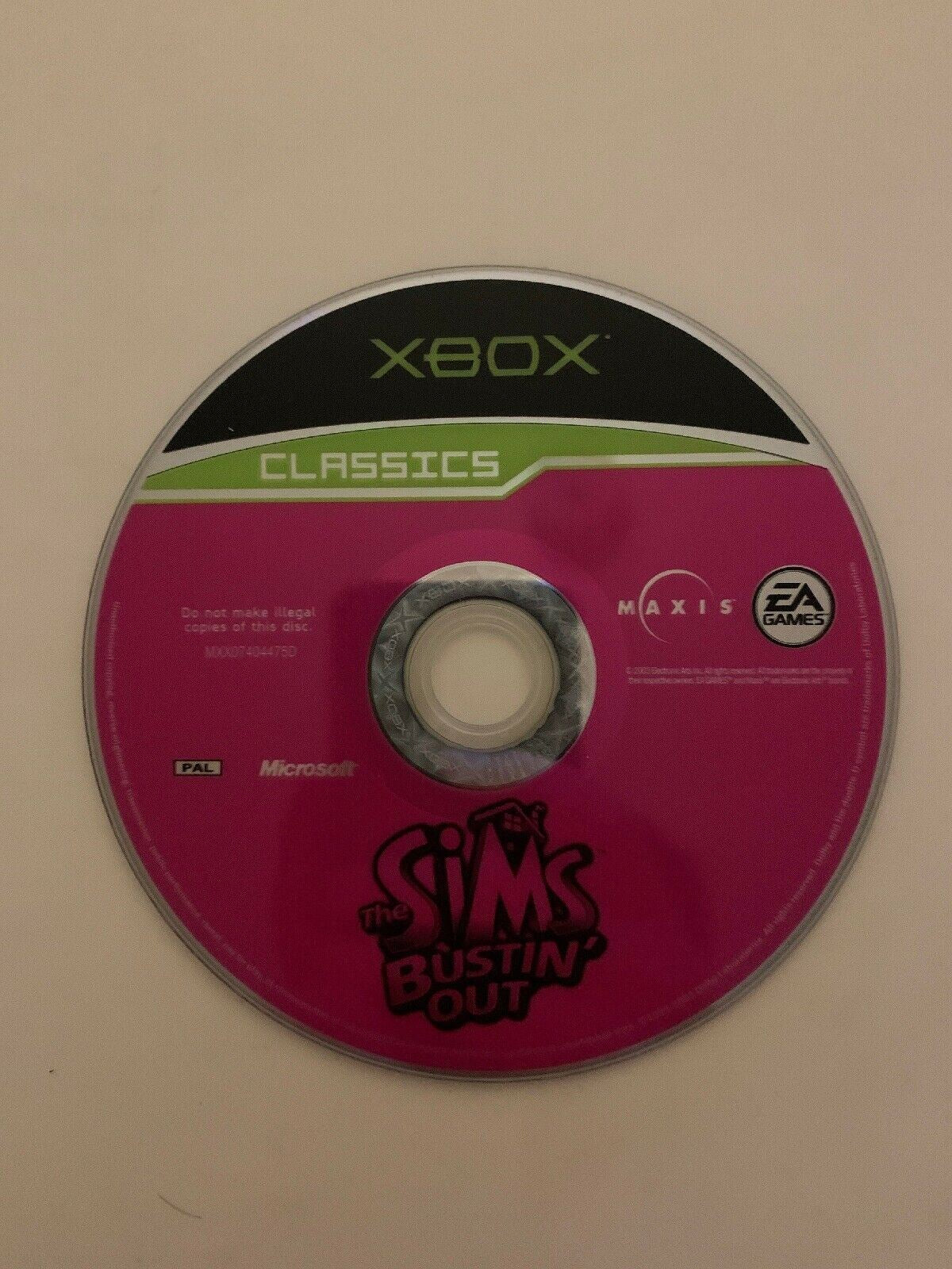 The Sims Bustin Out -  Microsoft Xbox Original PAL (Classics) Complete /W Manual