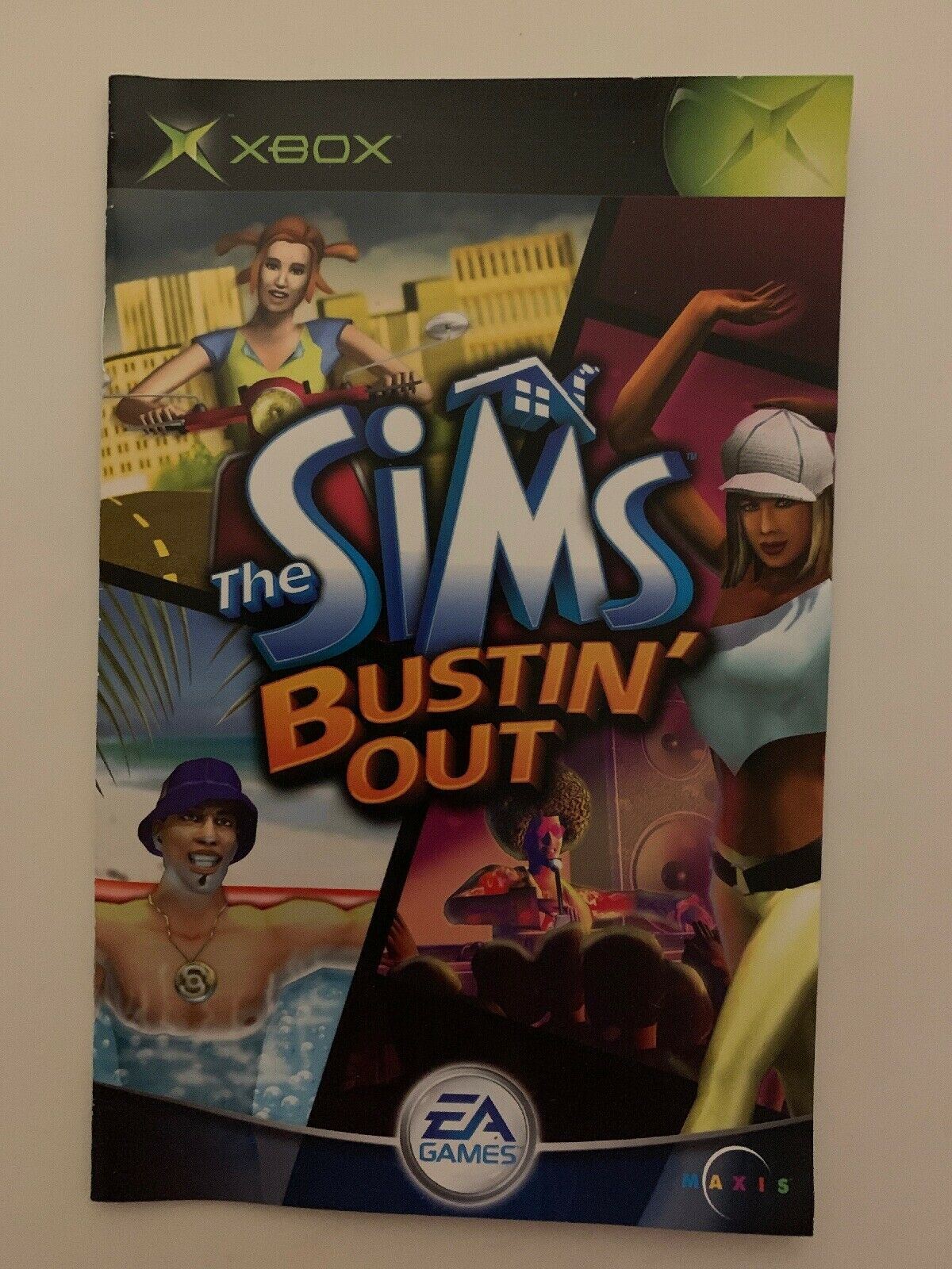 The Sims Bustin Out -  Microsoft Xbox Original PAL (Classics) Complete /W Manual