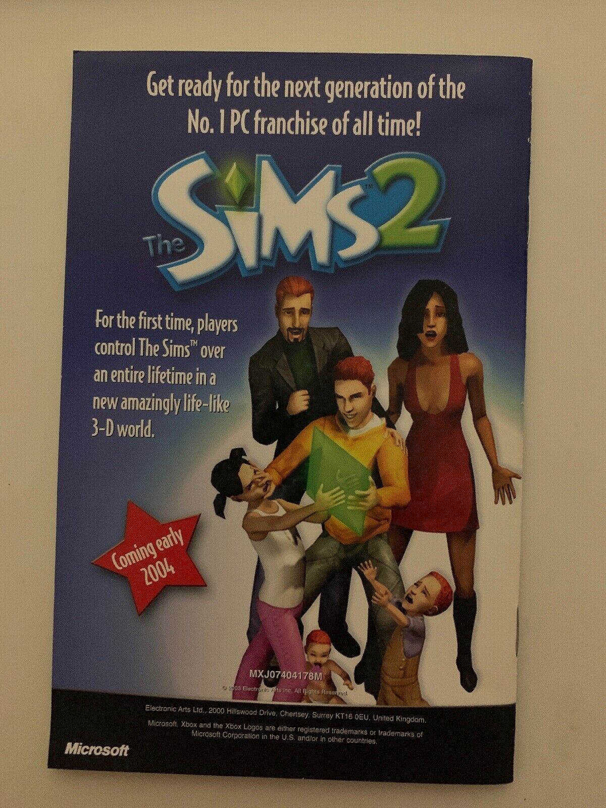 The Sims Bustin Out -  Microsoft Xbox Original PAL (Classics) Complete /W Manual