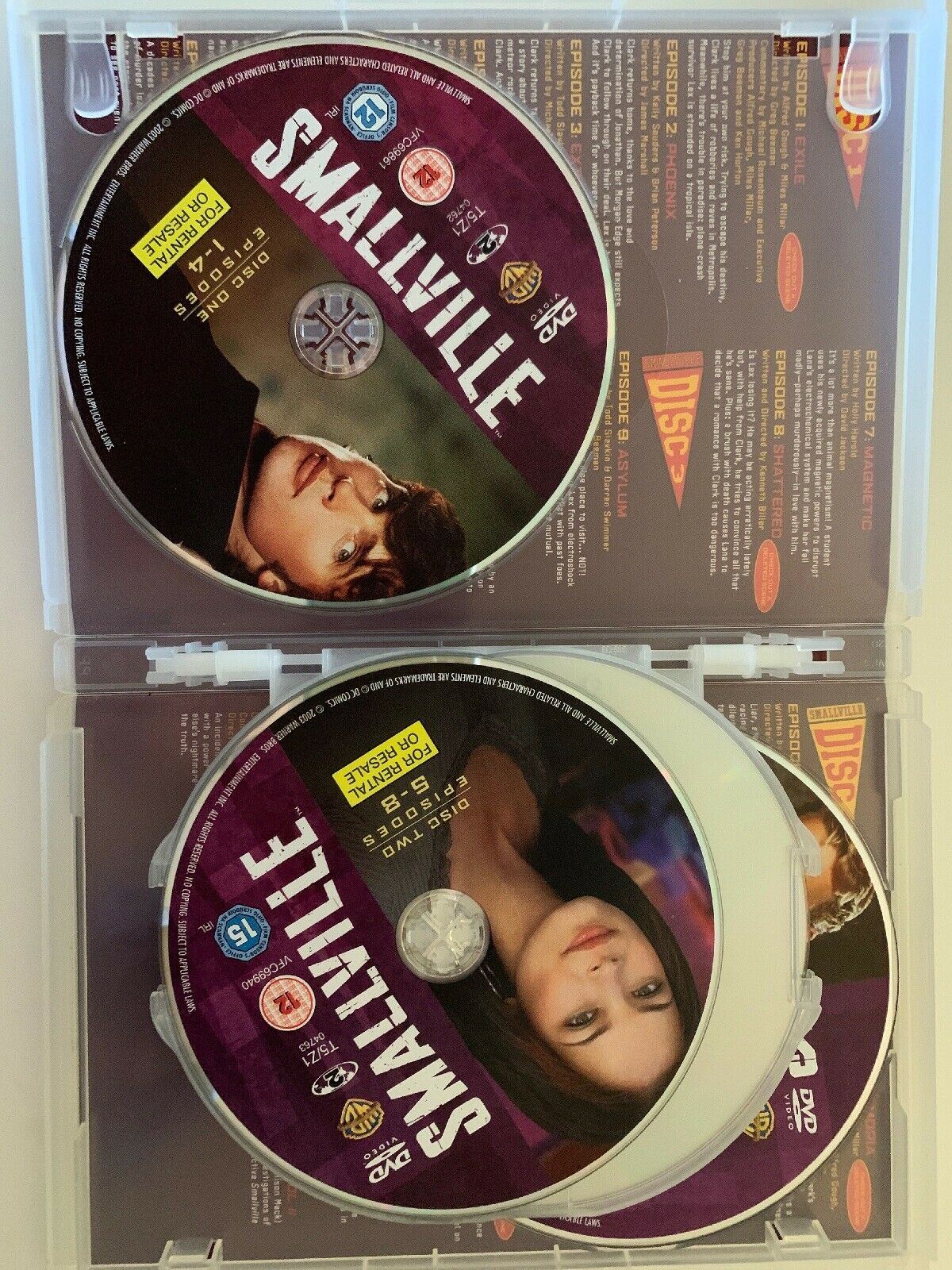 Smallville : The Complete Season 3 (6 Disc Set DVD) with Special Features