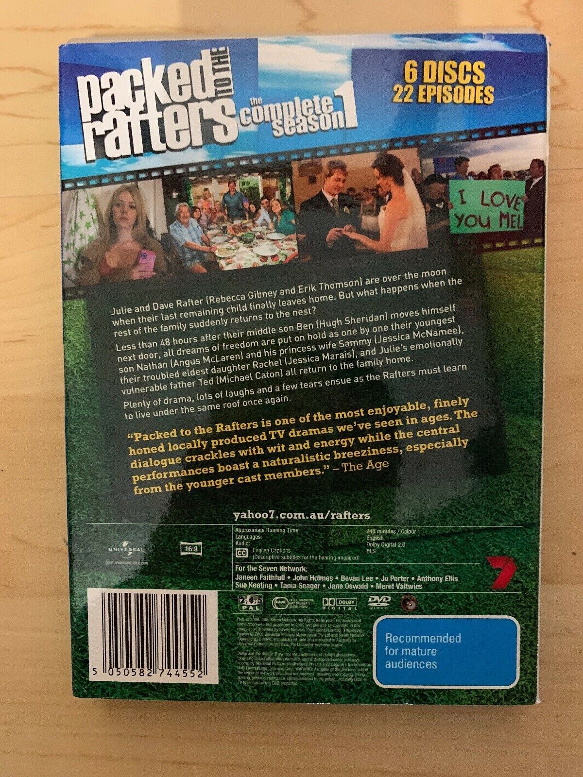 Packed To The Rafters : Season 1 (DVD, 2009, 6-Disc Set)