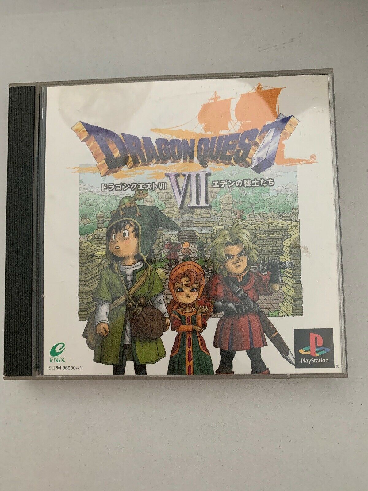 Dragon Quest VII 7 PlayStation 1 PS1 Classic RPG Game Japan NTSC-J