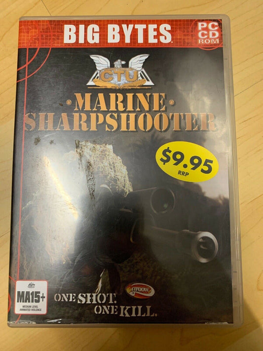 Marine Sharpshooter - PC CD-ROM 2002 Vintage Windows Game