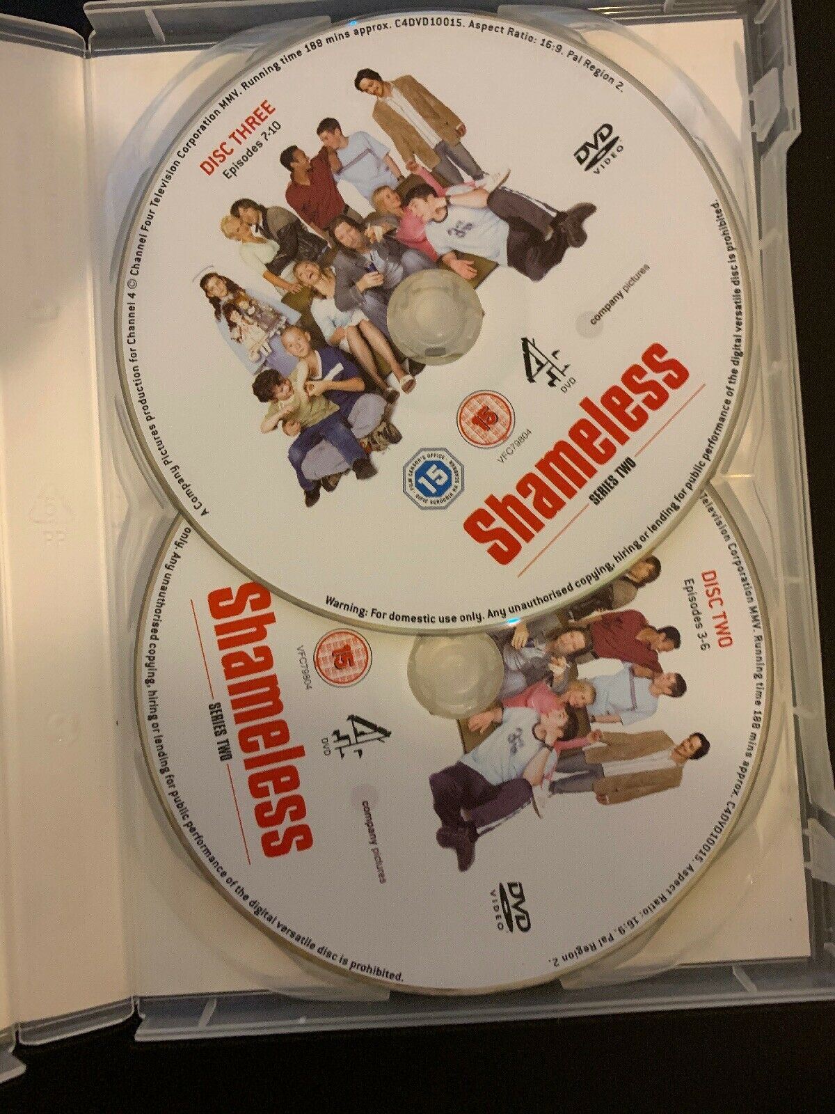 SHAMELESS UK - Season 2 (DVD, 2005) British Drama Series Region 2