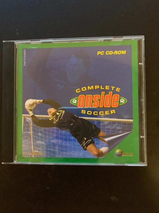 *RARE* Complete Onside Soccer 1996 PC Cdrom