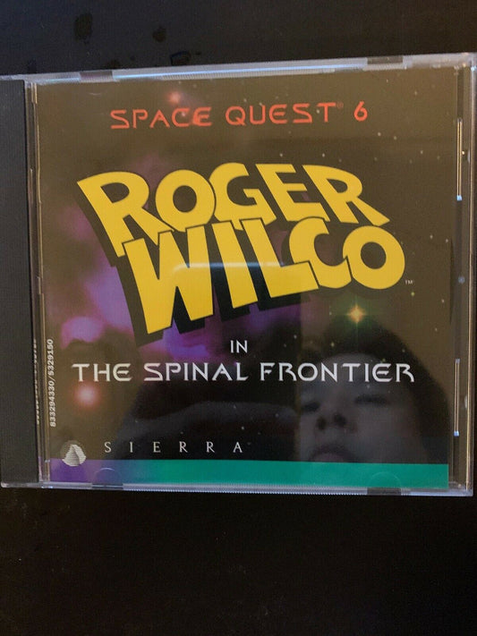 Space Quest 6 Roger Wilco In The Spinal Frontier 1995 PC Cdrom Sierra W/ Manual