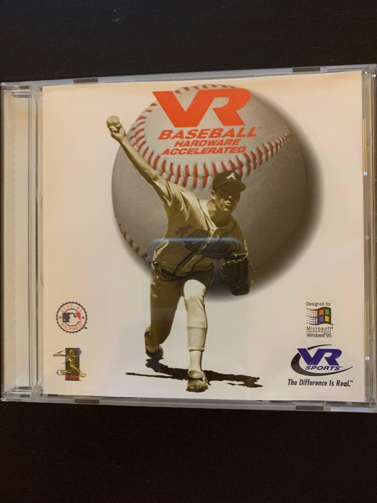 *RARE* VR Baseball Hardware Accelerated 1997 PC Cdrom VR Sports MLB Windows 95