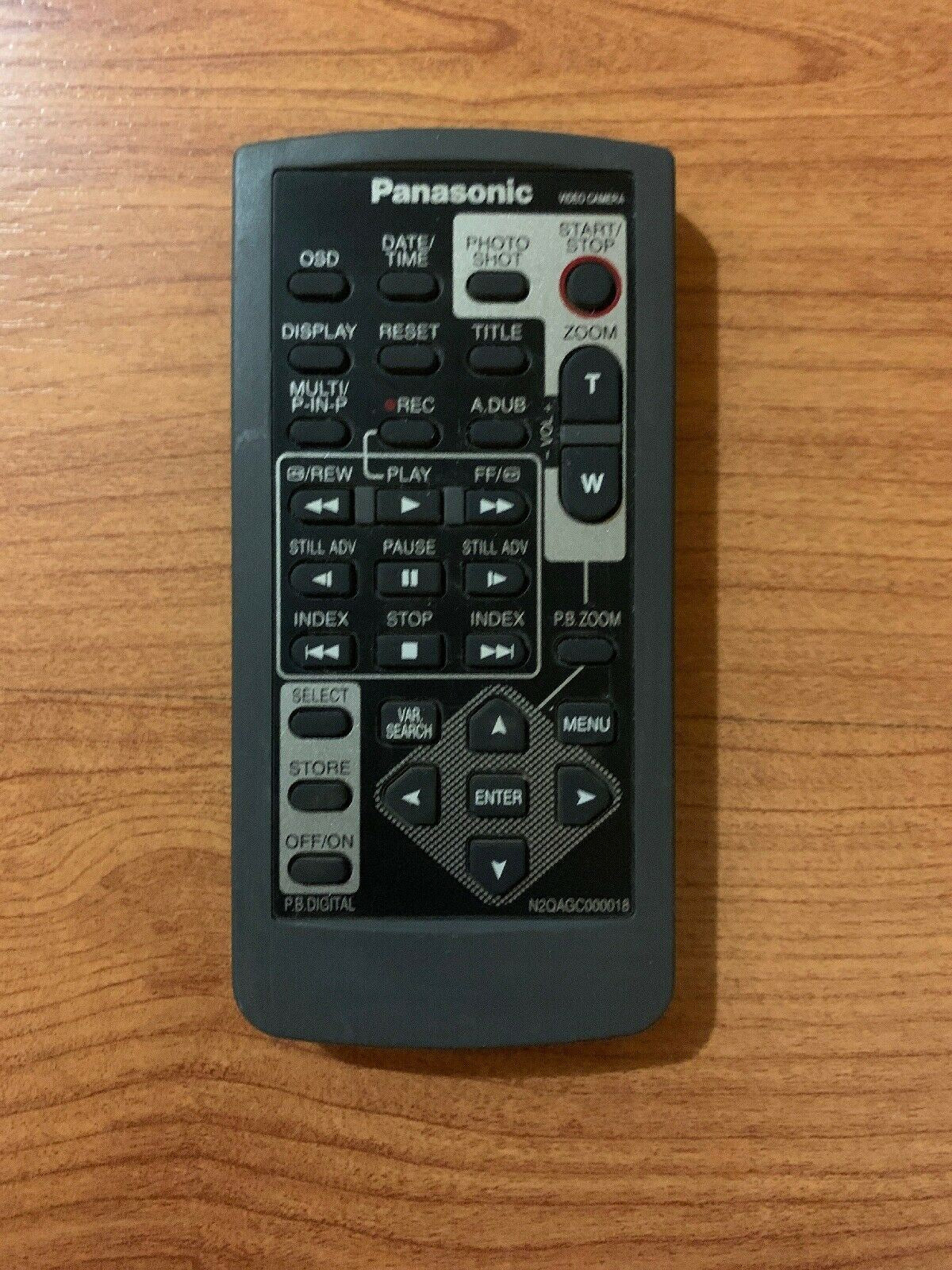 Genuine Panasonic N2qagc000018 Video Camera Remote Control PV-GS55 PV-GS400