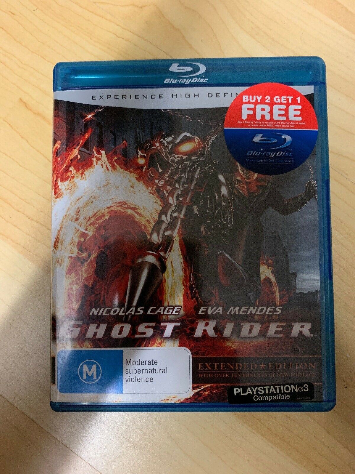 Ghost Rider (Blu-ray, 2007) FREE AUSTRALIAN POSTAGE