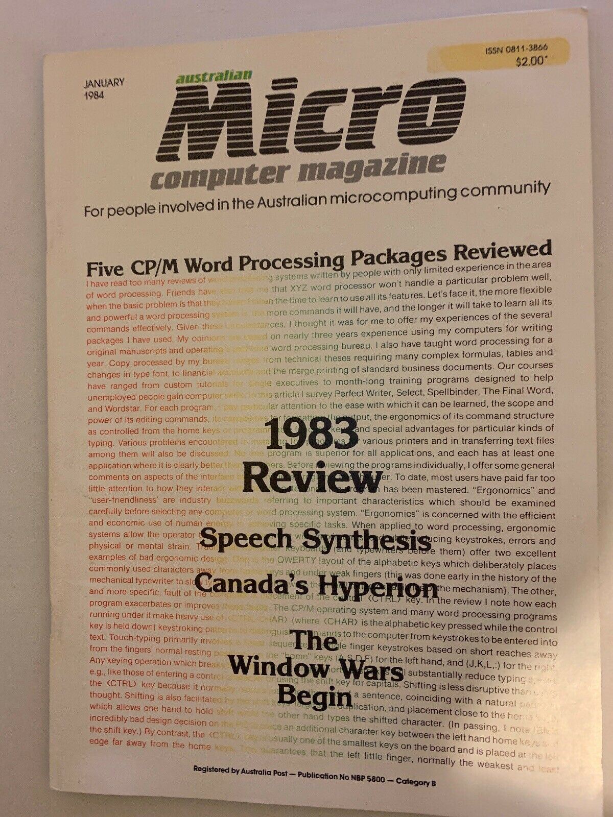 Australian Micro Computer Magazine January 1984