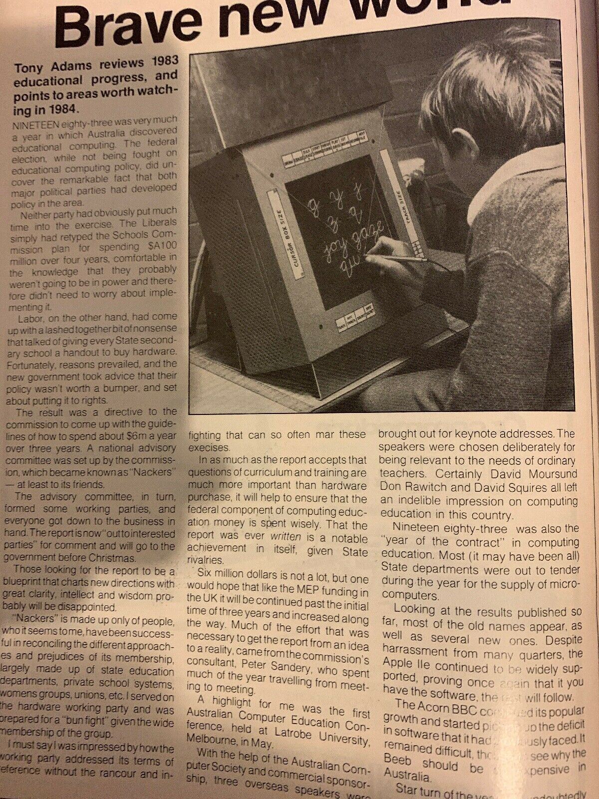 Australian Micro Computer Magazine January 1984