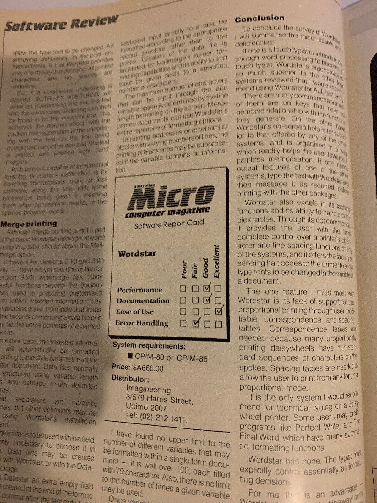 Australian Micro Computer Magazine January 1984