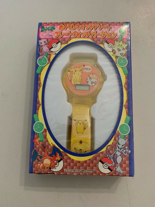 *RARE* Pokemon Watch 1998 Banpresto Nintendo Pocket Monster Digital Pika Watches