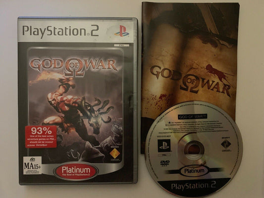 God of War (Platinum) - PS2 PAL *Complete*