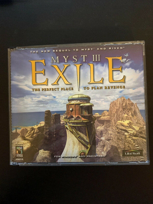 *Rare* Myst III 3 Exile 2001 Mac PC Windows With Manual Vintage Game