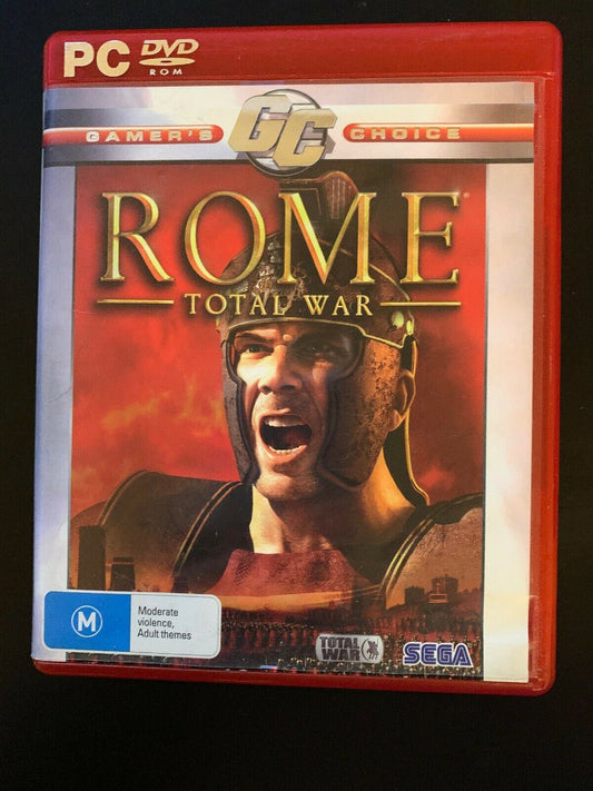 Rome Total War 2005 PC DVD Sega Strategy Game