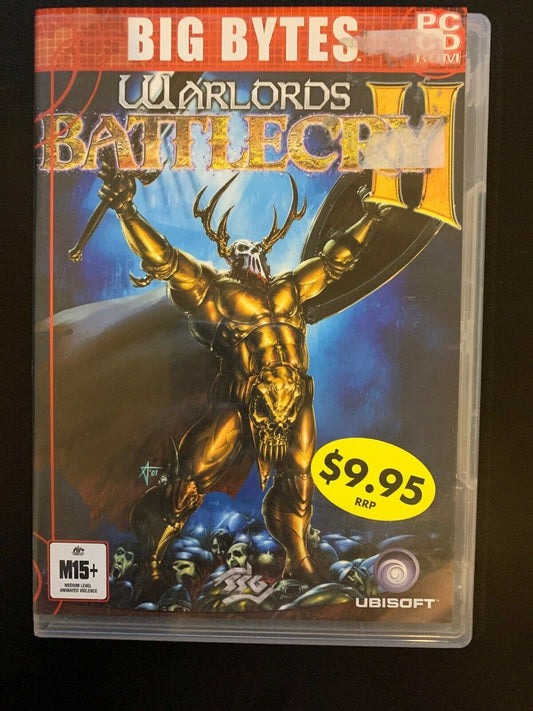 Warlords Battlecry II 2 PC CD-ROM Windows 95 98 XP