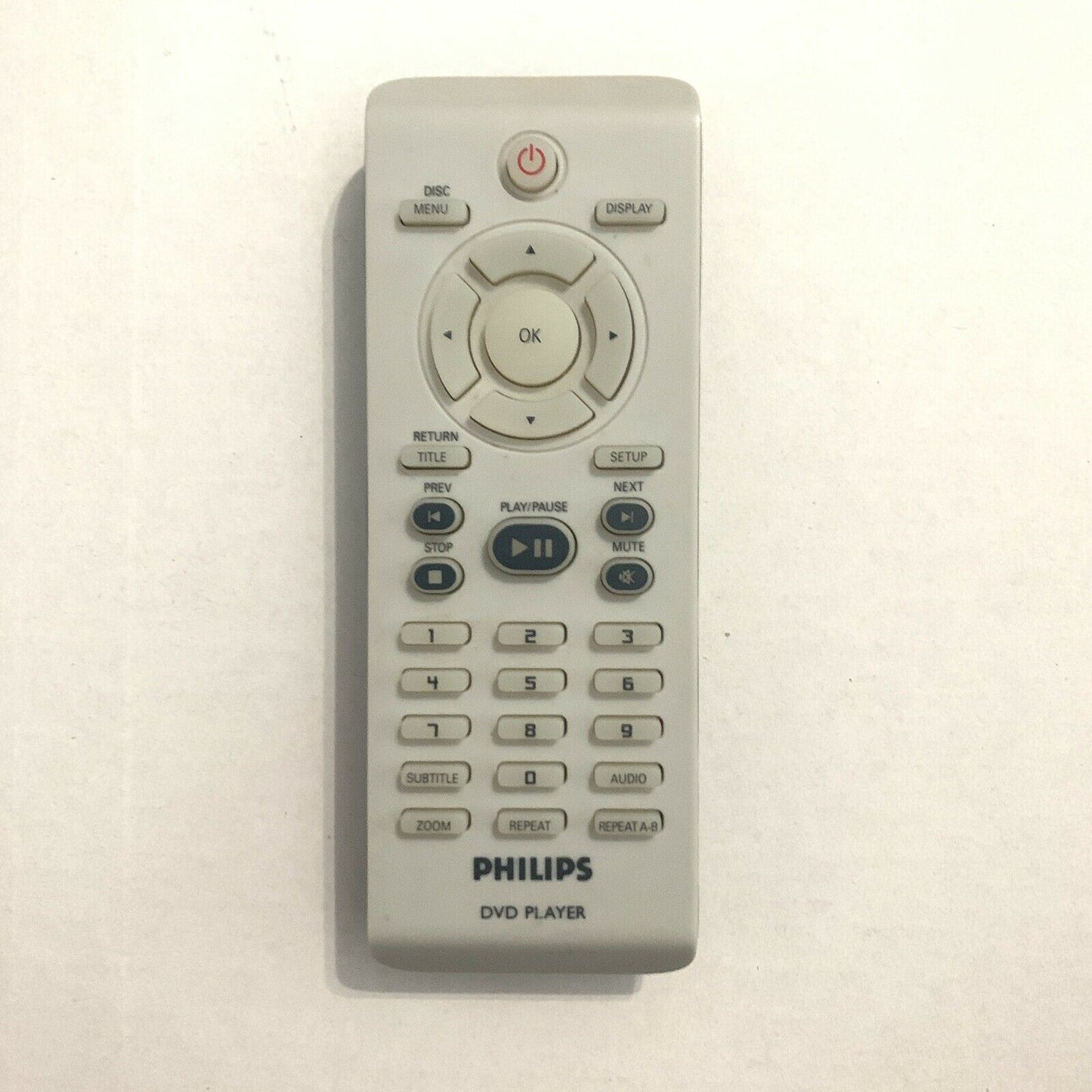 Philips DVD Player Remote Control RC-2020 DVP3040 DVP3960 DVP5140