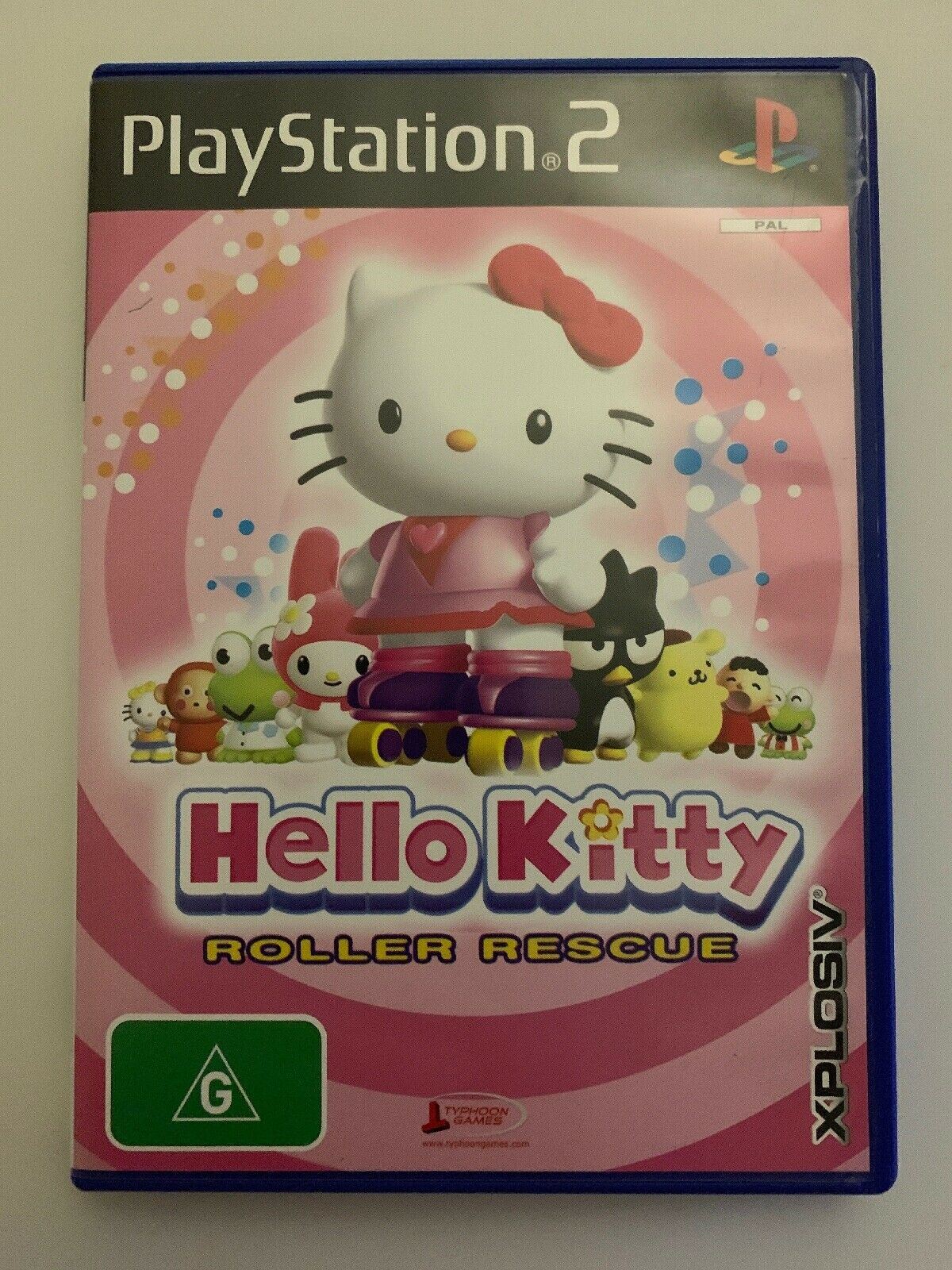 Hello Kitty Roller Rescue - Box + Disc - Playstation 2 PS2 Sanrio Game