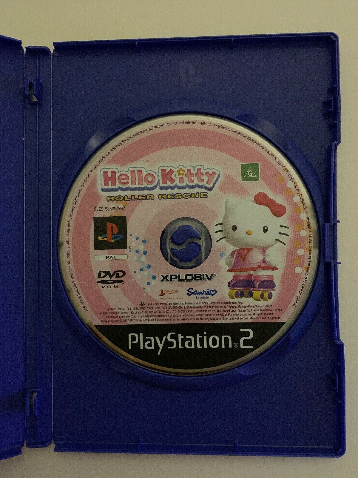 Hello Kitty Roller Rescue - Box + Disc - Playstation 2 PS2 Sanrio Game