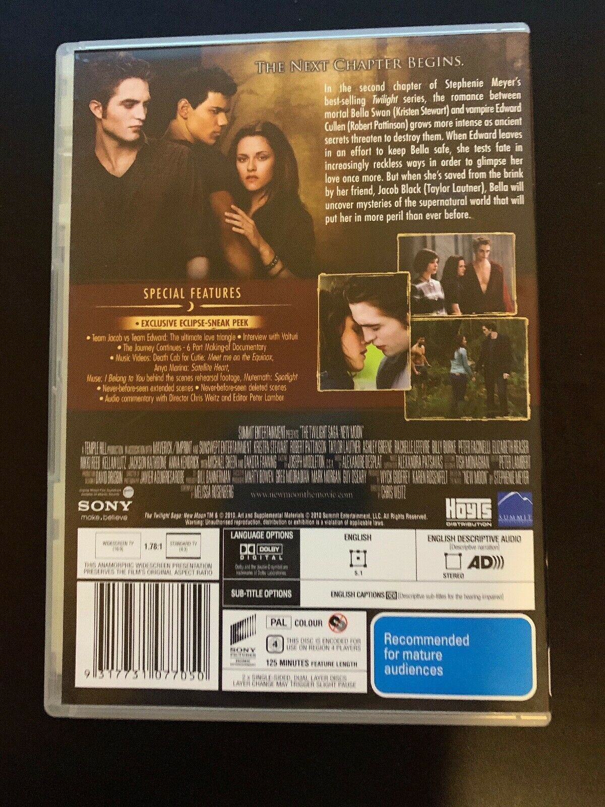 The Twilight Saga - New Moon DVD