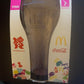 2012 COLLECTABLE COKE GLASS - McDonalds, Pink, London Olympic games, gymnastics