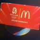 Coca Cola McDonald's Beijing Olympics 2008 Limited Edition Glass Basketball