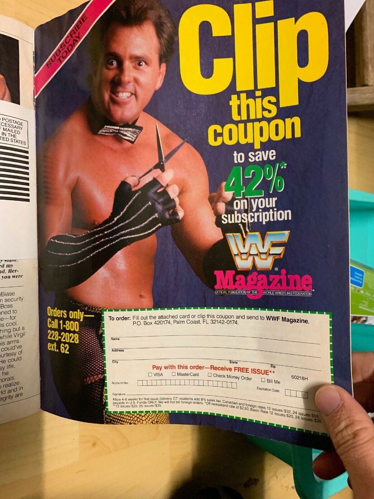 WWF Wrestling Spotlight Volume No 8 1990 Ted Dibiase The Million Dollar Man