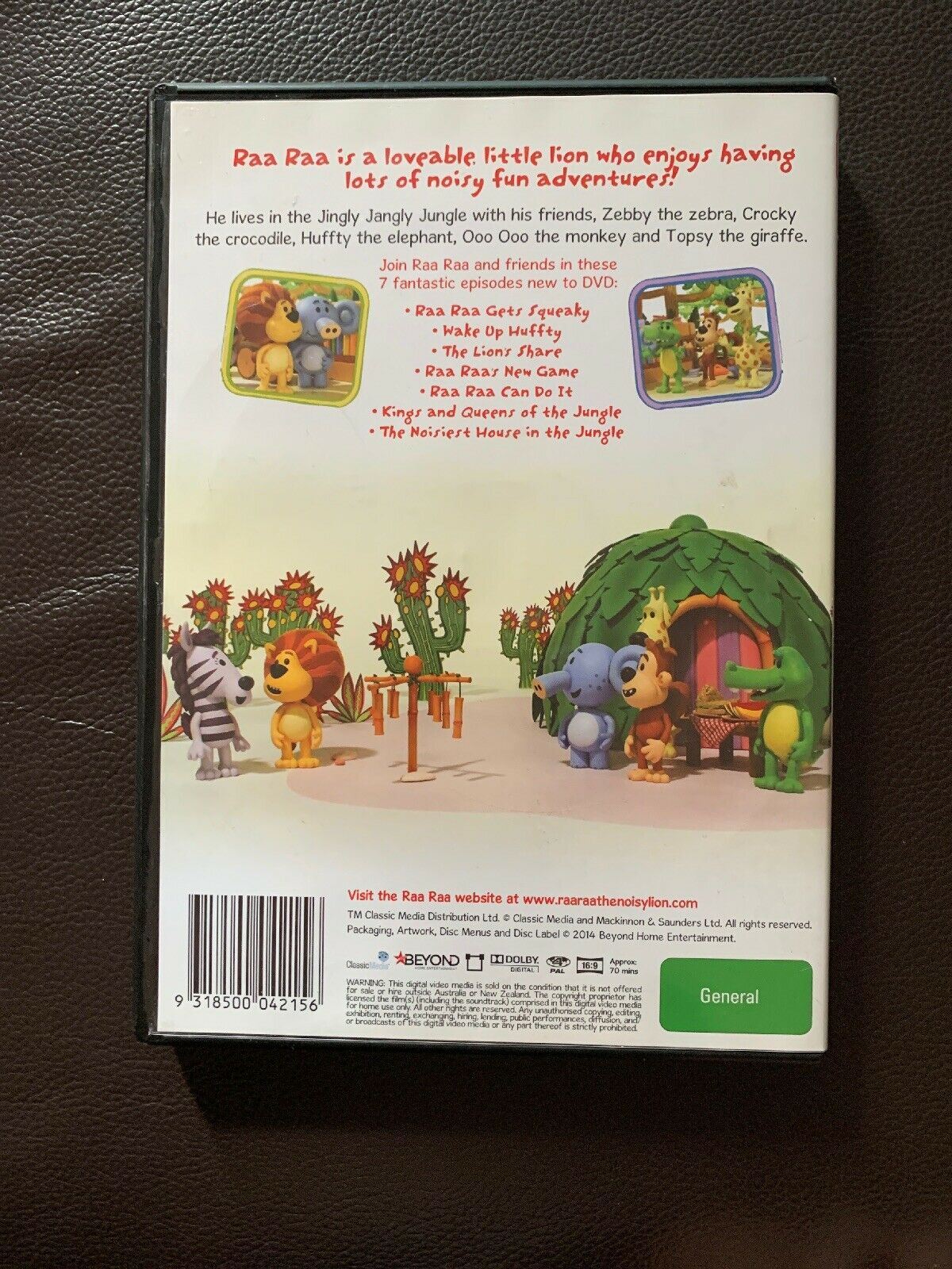 Raa Raa The Noisy Lion - Kings And Queens Of The Jungle (DVD, 2014)