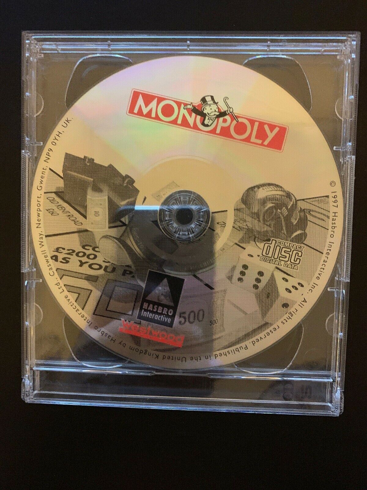 Cd-rom Jogo Monopoly (parker Brothers 1995) Pc Retrô (win95 Cd-rom Jogo Monopoly (parker Brothers 1995) Pc Retrô (win95