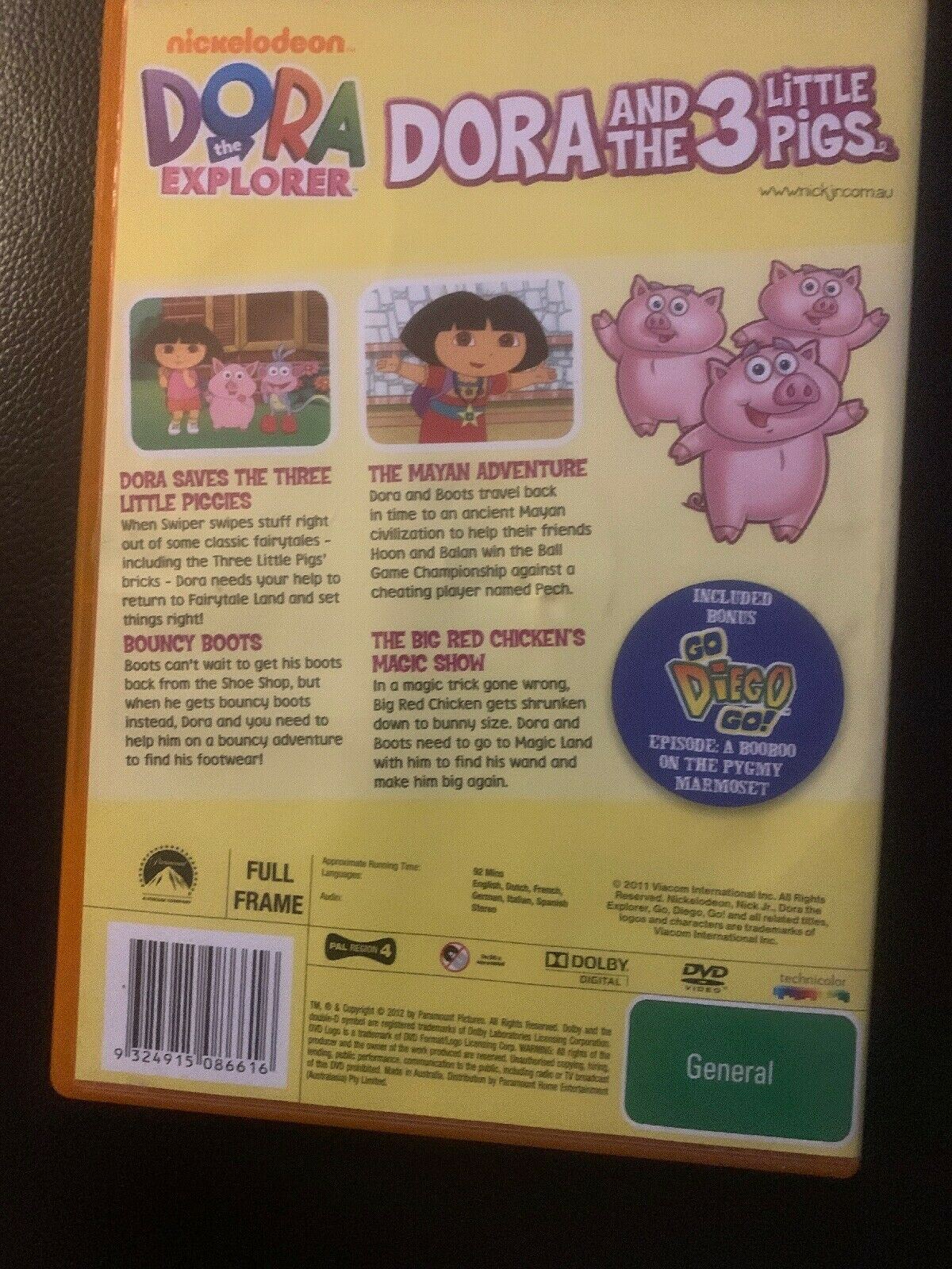 Dora The Explorer - Dora And The Three Little Pigs (DVD, 2012)