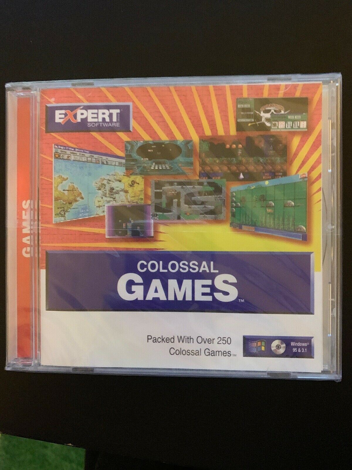 Colossal Games Packed With Over 250 Games PC Windows 95 3.1 *New & Sealed*