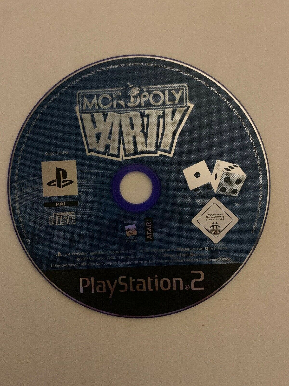 Monopoly Party PS2 Sony PlayStation 2 PAL Game Complete Free - Foto 4
