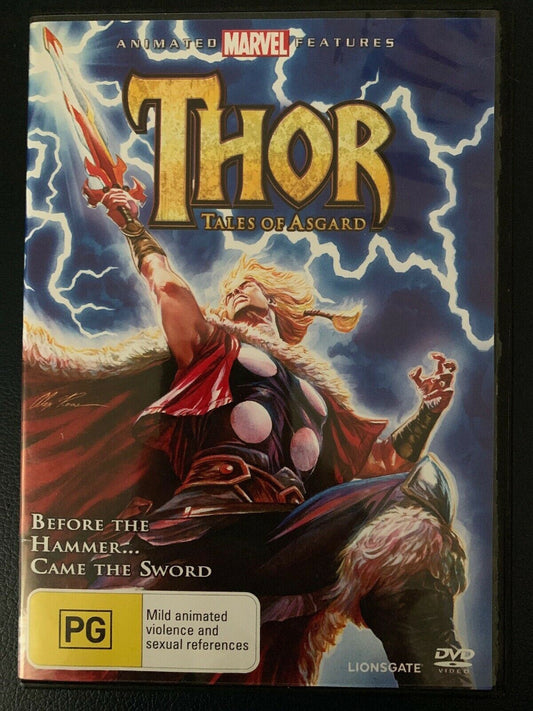 Thor: Tales Of Asgard - Marvel (DVD, 2011) Pal Region 4 - Free Oz Postage