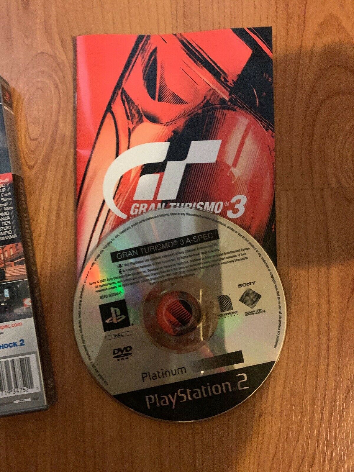 Gran Turismo 3: A-Spec -- Platinum (Sony PlayStation 2, 2001) With Manual