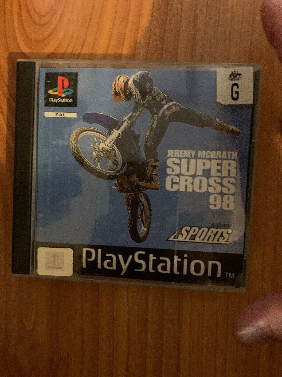 JEREMY MCGRATH SUPERCROSS 98 - PLAYSTATION 1 COMPLETE With Manual