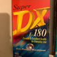 1x Sony SuperDX VHS E-180 1x TDK VHS SC180 1x Emtec SQ E-180 VHS