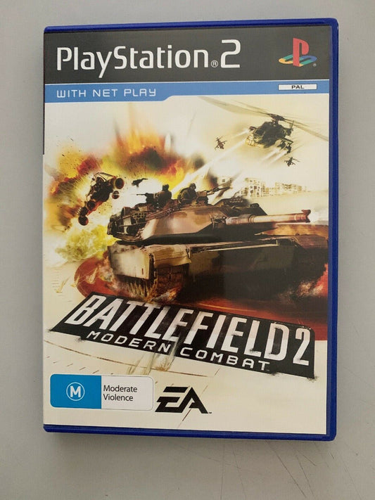 Battlefield 2 Modern Combat - Sony Playstation 2 PS2 PAL  Action FPS Game