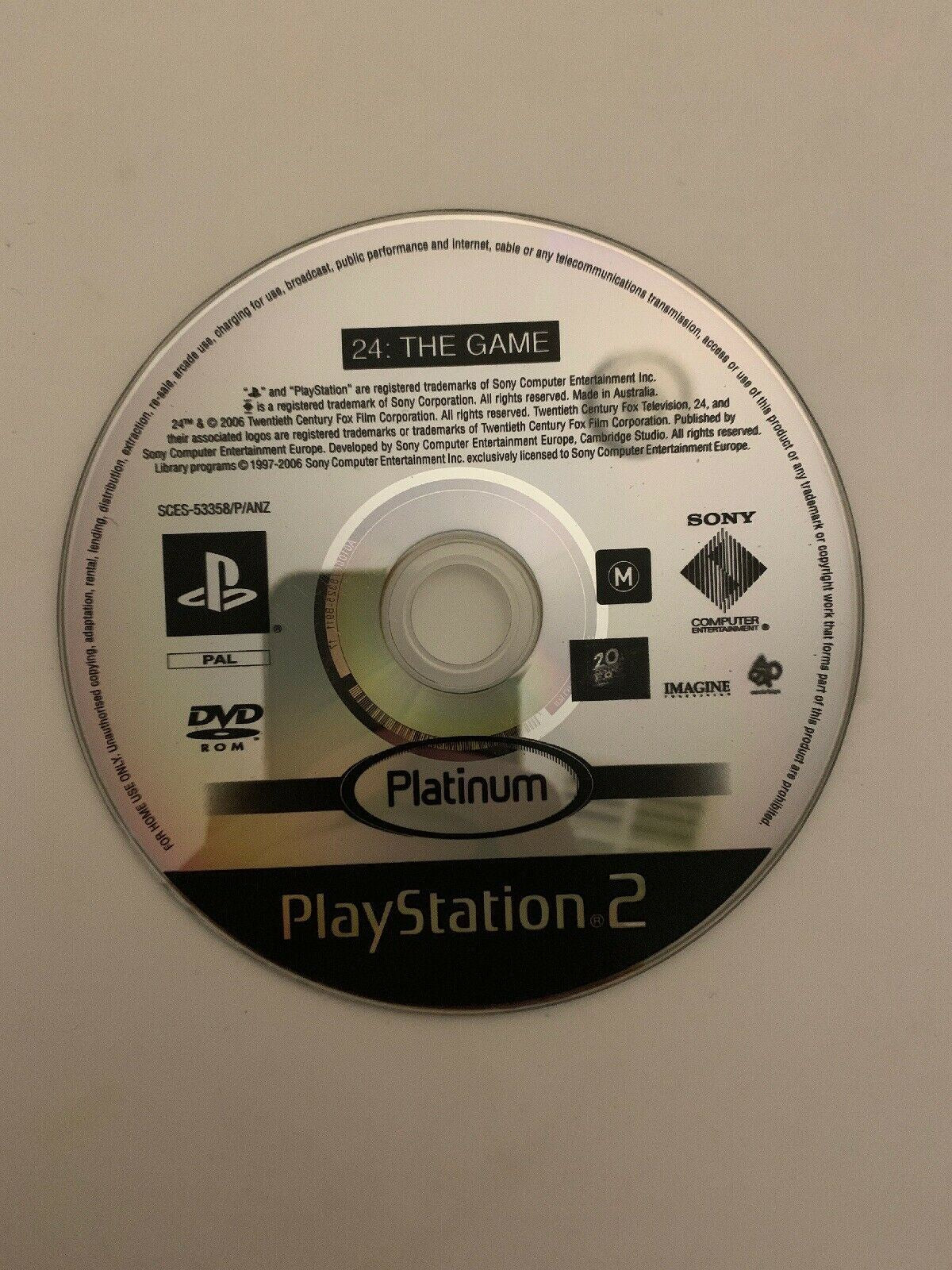 24 The Game - Sony Playstation 2 PS2 PAL Game