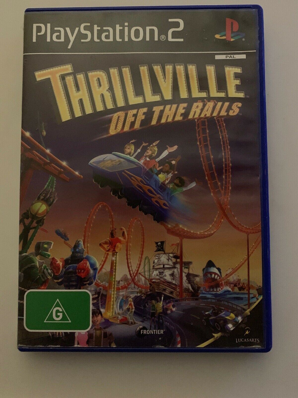 Thrillville Off the Rails - Sony PlayStation 2 - PS2 - Complete - PAL