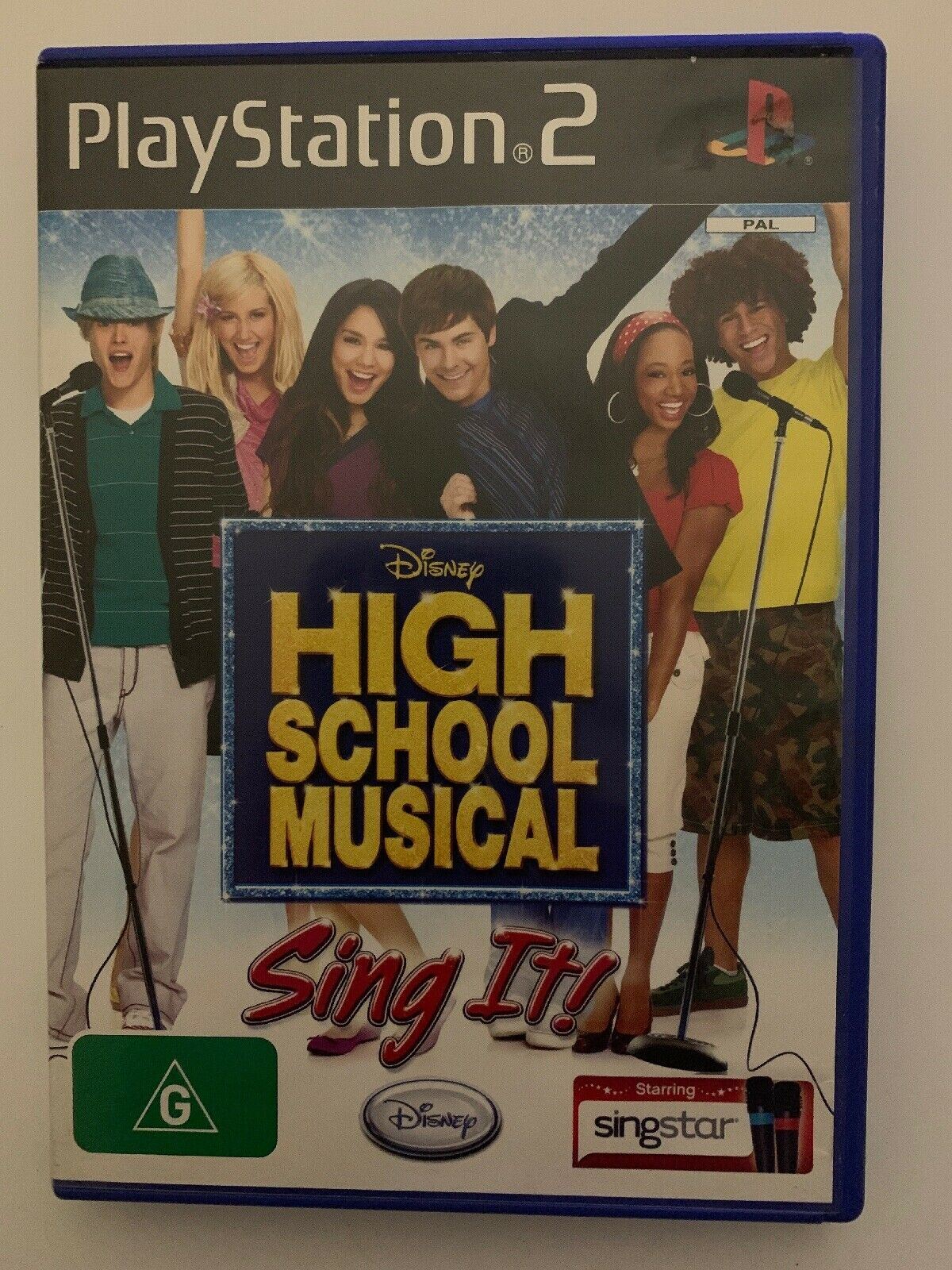 Disney Sing It: High School Musical Sony PS2 SingStar Karaoke Game ...